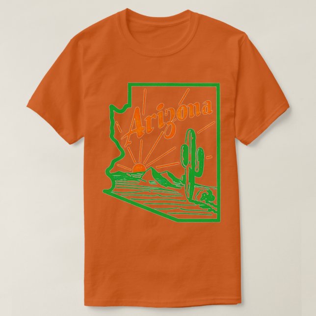 Camiseta Arizona (Frente do Design)