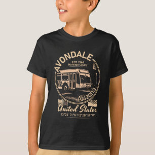 CAMISETA ARIZONA AVONDALE - TRANSPORTE DE CIDADE DE ÔNIBUS 