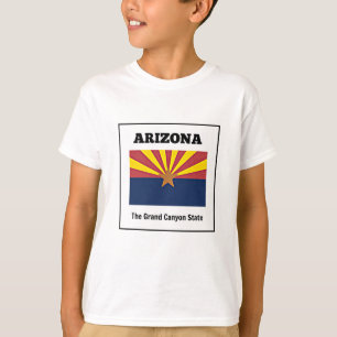 Camiseta Arizona, bandeira e lema,
