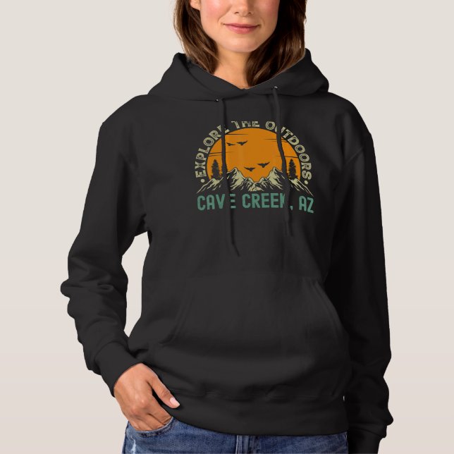 Camiseta Arizona Cave Creek Explorar O Exterior (Frente)