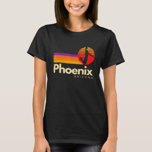 Camiseta Arizona da cidade de B-Ball Vintage Retro Phoenix 
