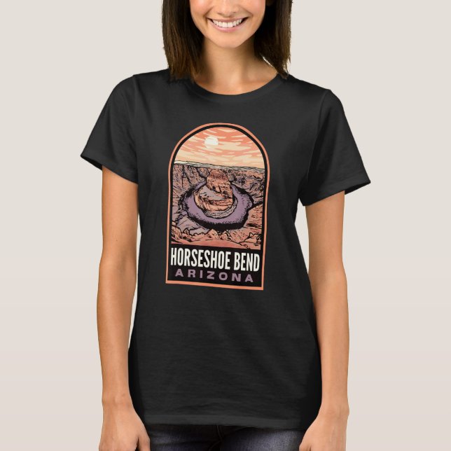 Camiseta Arizona de extremidade em ferradura (Frente)