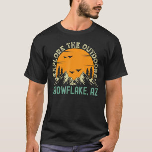 Camiseta Arizona De Floco De Neve Explorar O Exterior
