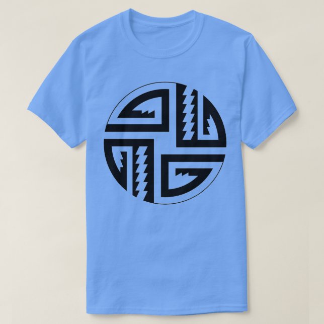 Camiseta arizona de ornamentação pueblo sudoeste (Frente do Design)