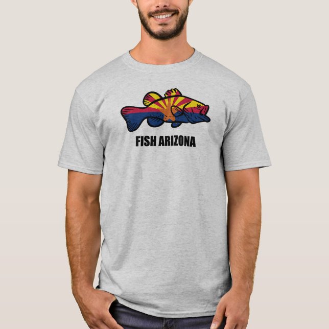 Camiseta Arizona de peixe (Frente)