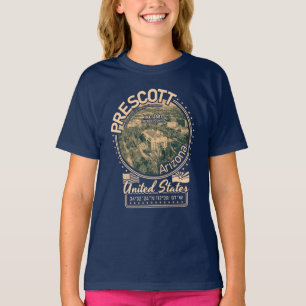 CAMISETA ARIZONA DE PRESCOTT - PRAÇA DE CURSO DE PRESCOTT