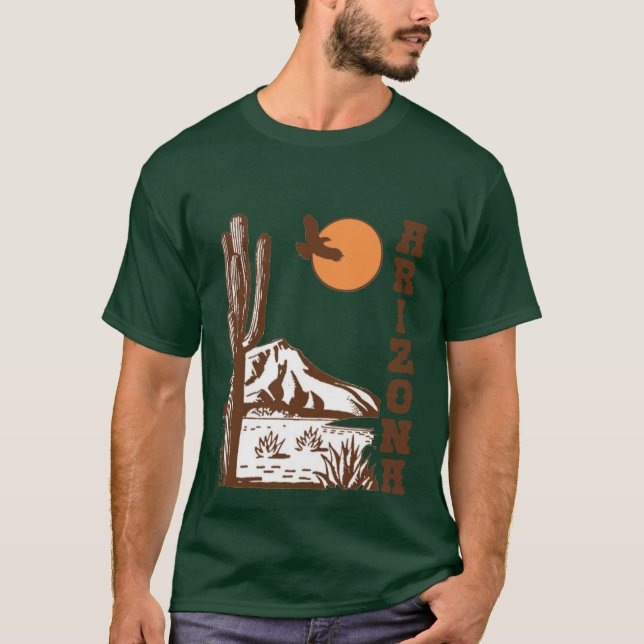 Camiseta Arizona Desert Cactus (Frente)