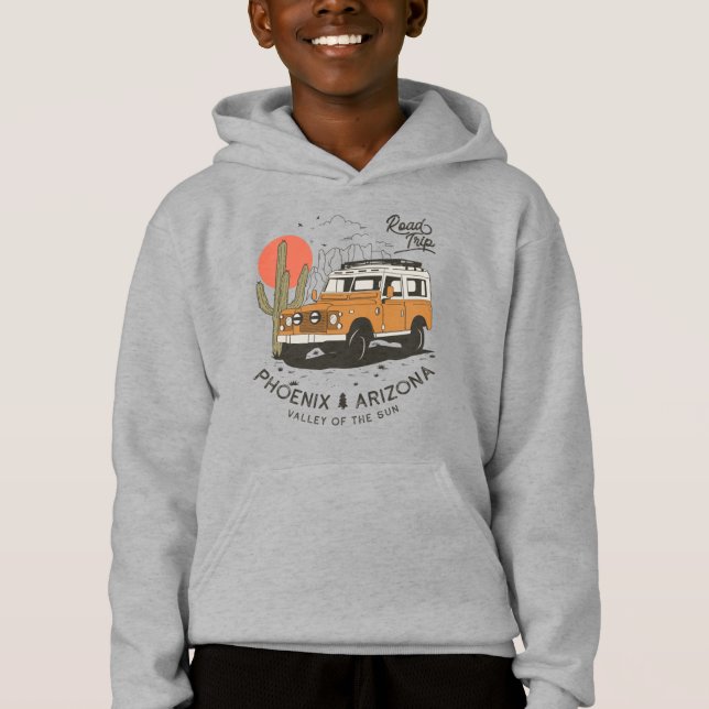 Camiseta Arizona Desert Sunset Road Trip Cactus Phoenix (Frente)