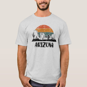 Camiseta Arizona do deserto Homens Retroativos
