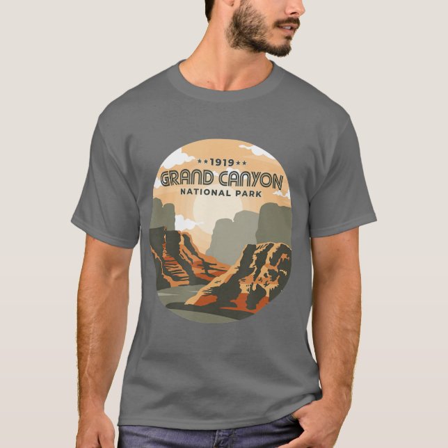 Camiseta Arizona do Grand Canyon National Park North Rim (Frente)