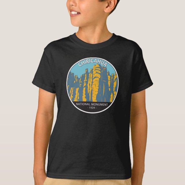 Camiseta Arizona do Monumento Nacional Chiricahua (Frente)