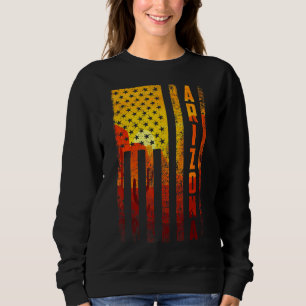 Camiseta Arizona do Orgulho de Bandeira Americano Cactus, M