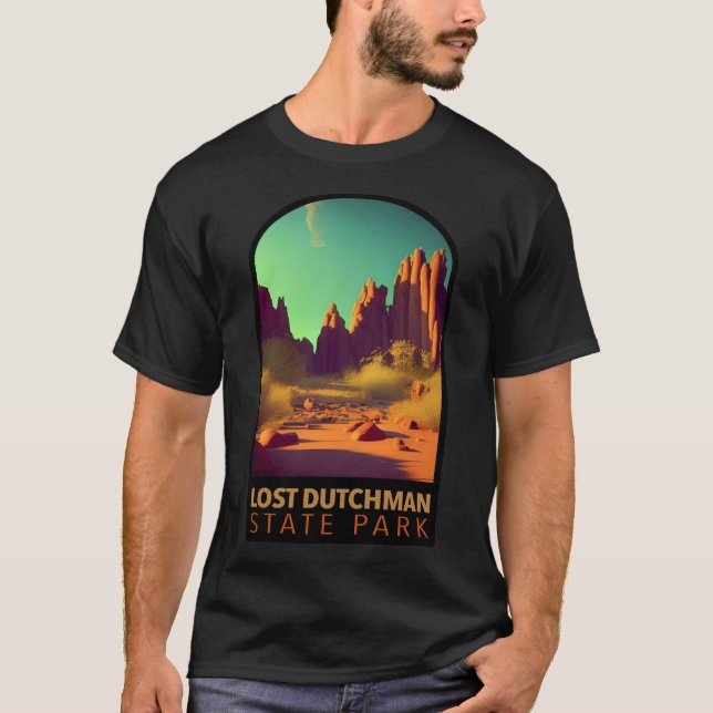 Camiseta Arizona do Parque Estadual do Dutchman Perdido (Frente)