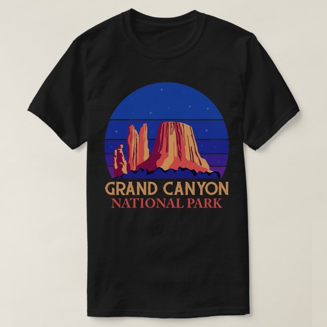 Camiseta Arizona do Parque Nacional Grand Canyon (Frente do Design)