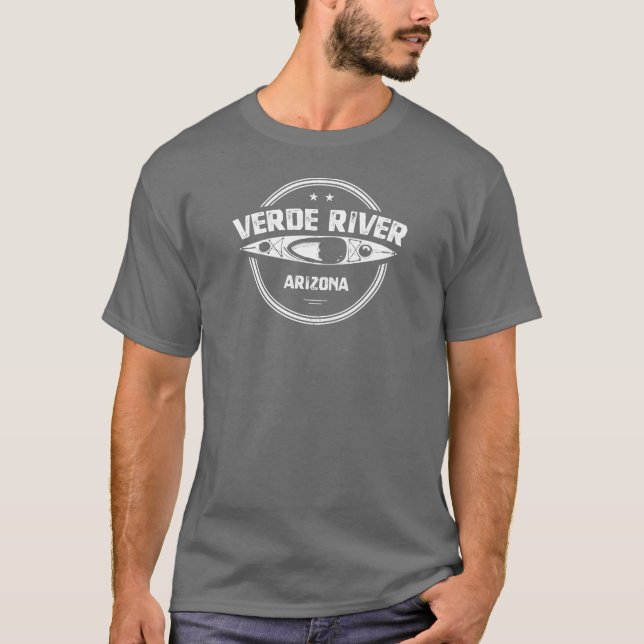 Camiseta Arizona do rio Verde Kayaking (Frente)