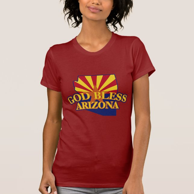 Camiseta Arizona dos deus abençoe (Frente)