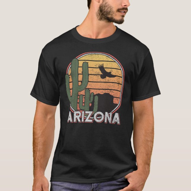Camiseta Arizona Estado Presente Souvenir Arizona Retro Cac (Frente)