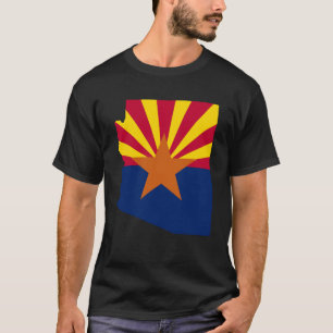 Camiseta Arizona Estado Sinalizador Retro Deserto Sunset Vi