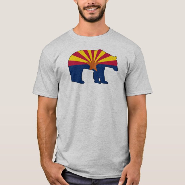 Camiseta Arizona Flag Bear (Frente)