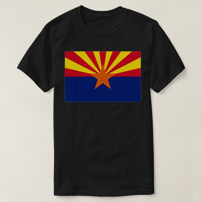 CAMISETA ARIZONA FLAG SOUTHWEST GRAND CANYON SEDONA1  (Frente do Design)