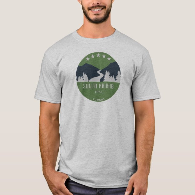 Camiseta Arizona Grand Canyon de Trilha do Kaibab Sul (Frente)