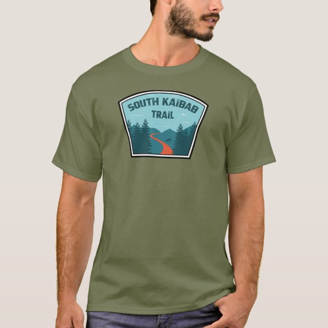 Camiseta Arizona Grand Canyon de Trilha do Kaibab Sul (Frente)