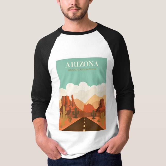 Camiseta Arizona Grand Canyon State (Frente)