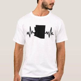 Camiseta Arizona heartbeat design unisex