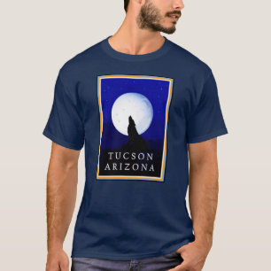 Camiseta Arizona Howlin na lua