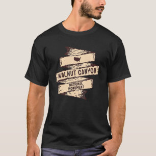 Camiseta Arizona Nacional de Monumento do Cantão de Noz S