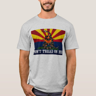 Camiseta Arizona: Não pise em mim (limpo)