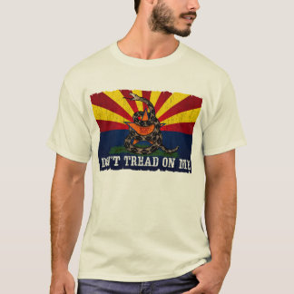 Camiseta Arizona: Não pise em mim (o vintage)