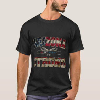 Camiseta Arizona no meu coração Orgulho Forte Design Gi Inc