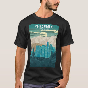 Camiseta Arizona Phoenix Estados Unidos Vintage - Relatório