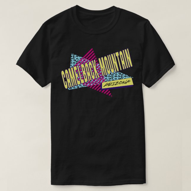 Camiseta Arizona Pride 90 anos do Camelback Mountain Ninet (Frente do Design)
