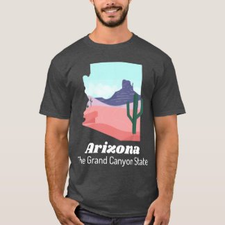 Camiseta Arizona Proud State Motto The Grand Canyon State d