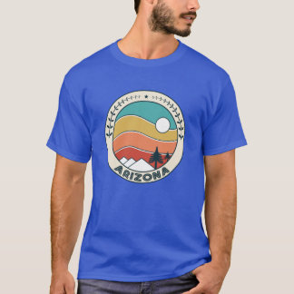 Camiseta Arizona Retro Vintage Sunset Arizona Mountain Souv