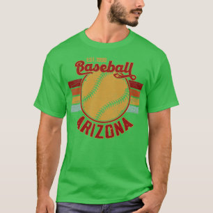 Camiseta Arizona Retroativa Vintage Baseball Est 1998 Baseb