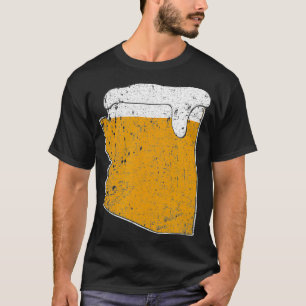 Camiseta Arizona State Beer Ale aflita americana