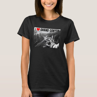 Camiseta Arizona Surpreso Gato Assustado Selfie Eu Amo Vovô