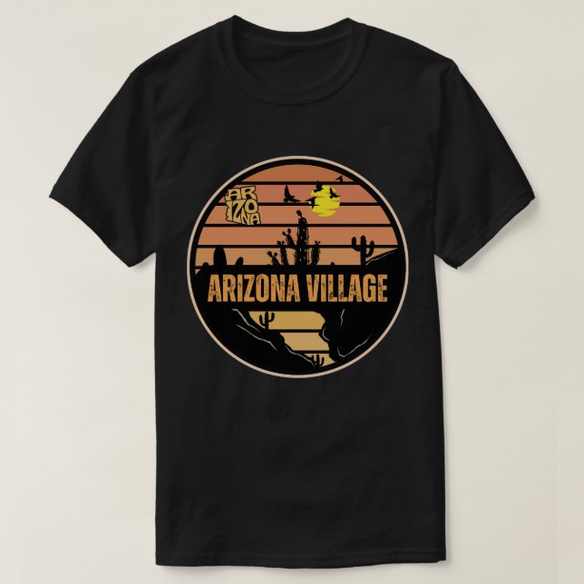 Camiseta Arizona Village, Arizona (Frente do Design)