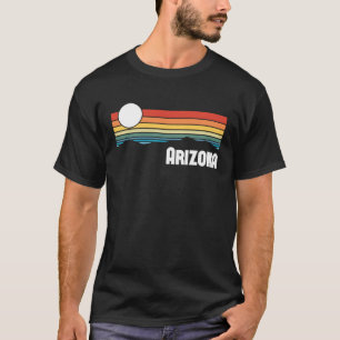 Camiseta Arizona Vintage Sunset 80s Retro Summer State USA