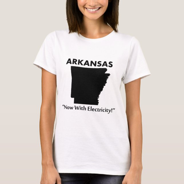 Camiseta Arkansas - Agora Com Eletricidade (Frente)