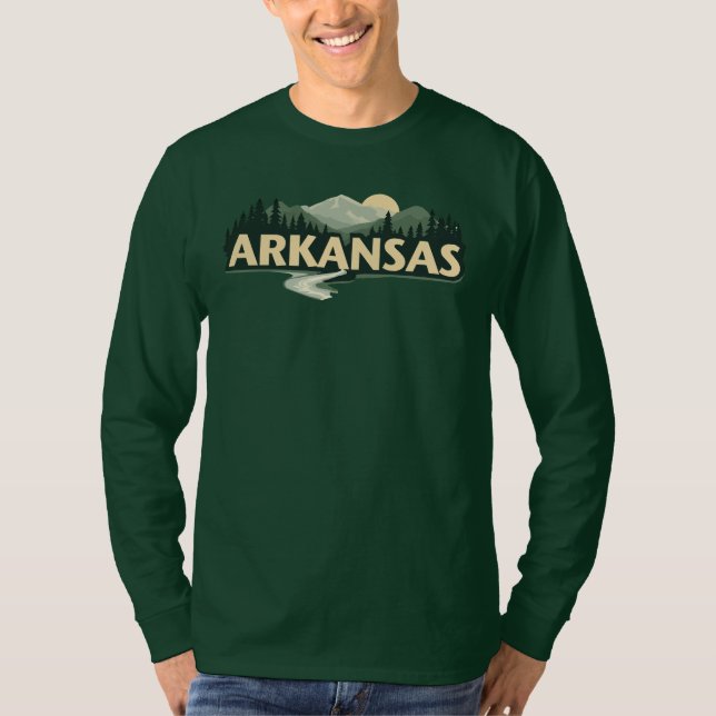 Camiseta Arkansas Estados Unidos da América (Frente)