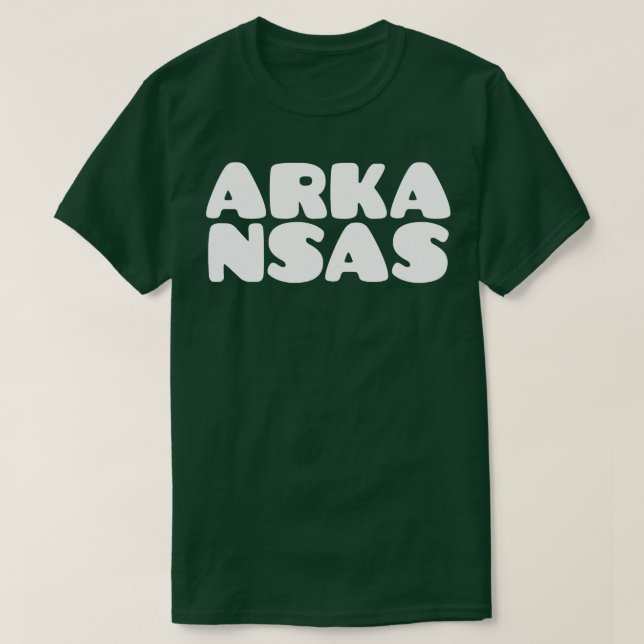 Camiseta Arkansas EUA TShirt 1 (Frente do Design)
