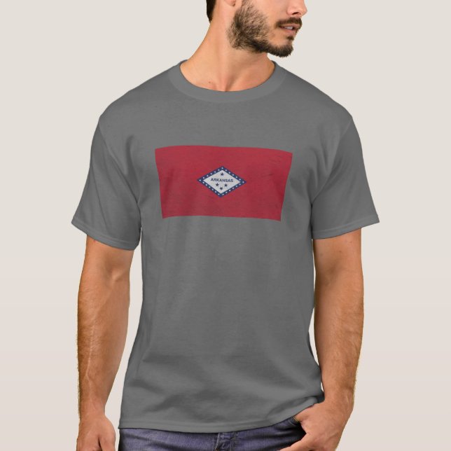 Camiseta Arkansas Flag Wall (Frente)
