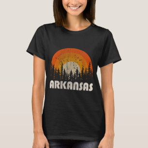 Camiseta Arkansas - natureza engraçada retrô caminhada 60s