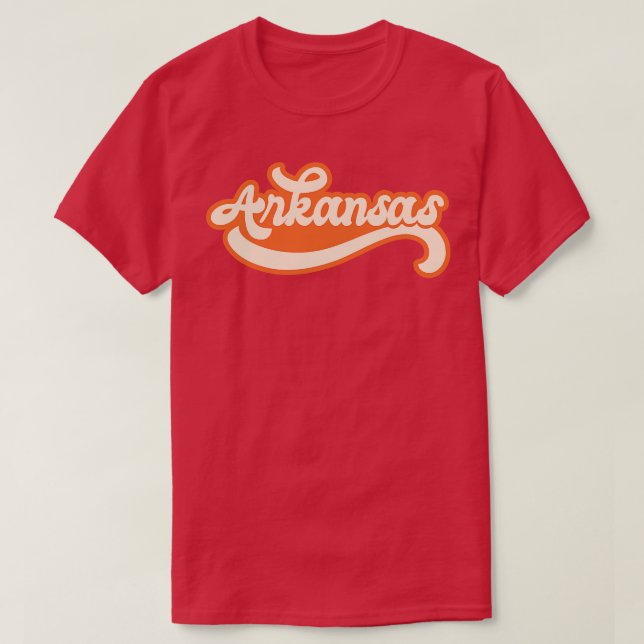 Camiseta Arkansas Retro 1 (Frente do Design)