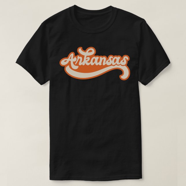 Camiseta Arkansas Retro TShirt 1 (Frente do Design)