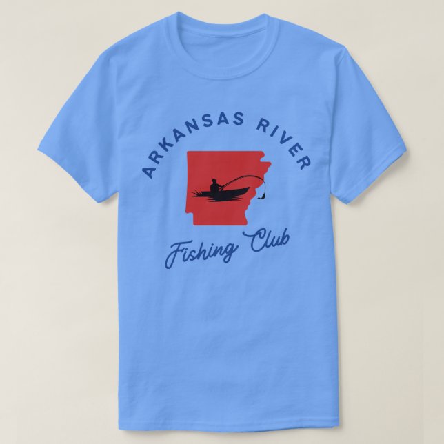 Camiseta Arkansas River Fisheries Club TShirt (Frente do Design)